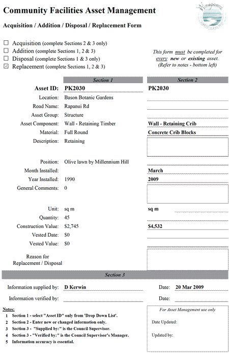 wanganui dc adr form