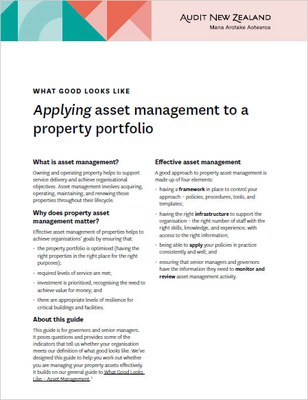 PDF of What good looks like: Applying asset management to a property portfolio